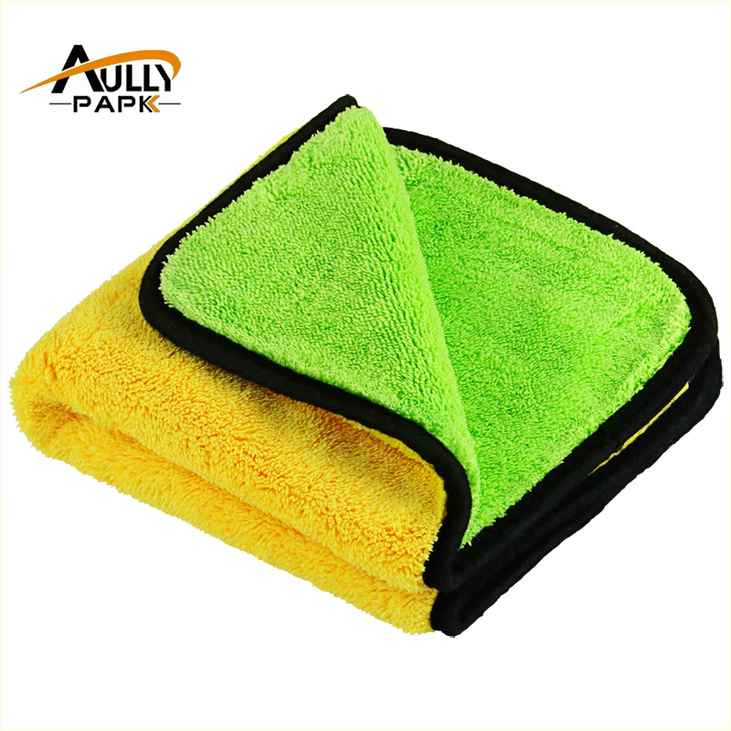 

40cmx40cm 800gsm Super Thick Plush Microfiber Car Cleaning Cloths Car Care Microfibre Wax Polishing Detailing Towels