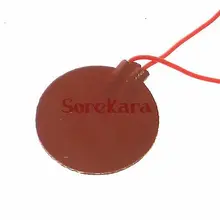 24 В DC 220 мм 240 Вт круглый гибкий водонепроницаемый силиконовый Нагреватель Коврик для масляного бака электрические провода