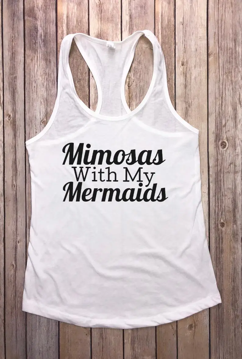Skuggnas-Camiseta sin de Mimosas con My sirens para novia y novia, Tops de tirantes para fiesta, camisas de Friends y Besties, Tops de verano, crucero - AliExpress Ropa de mujer