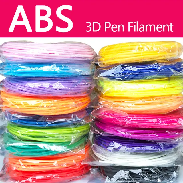 Cheap No pollution pla/abs 1.75mm 20 colors 3d pen filament pla 1.75mm pla filament abs filament abs plastic pla plastic rainbow wire