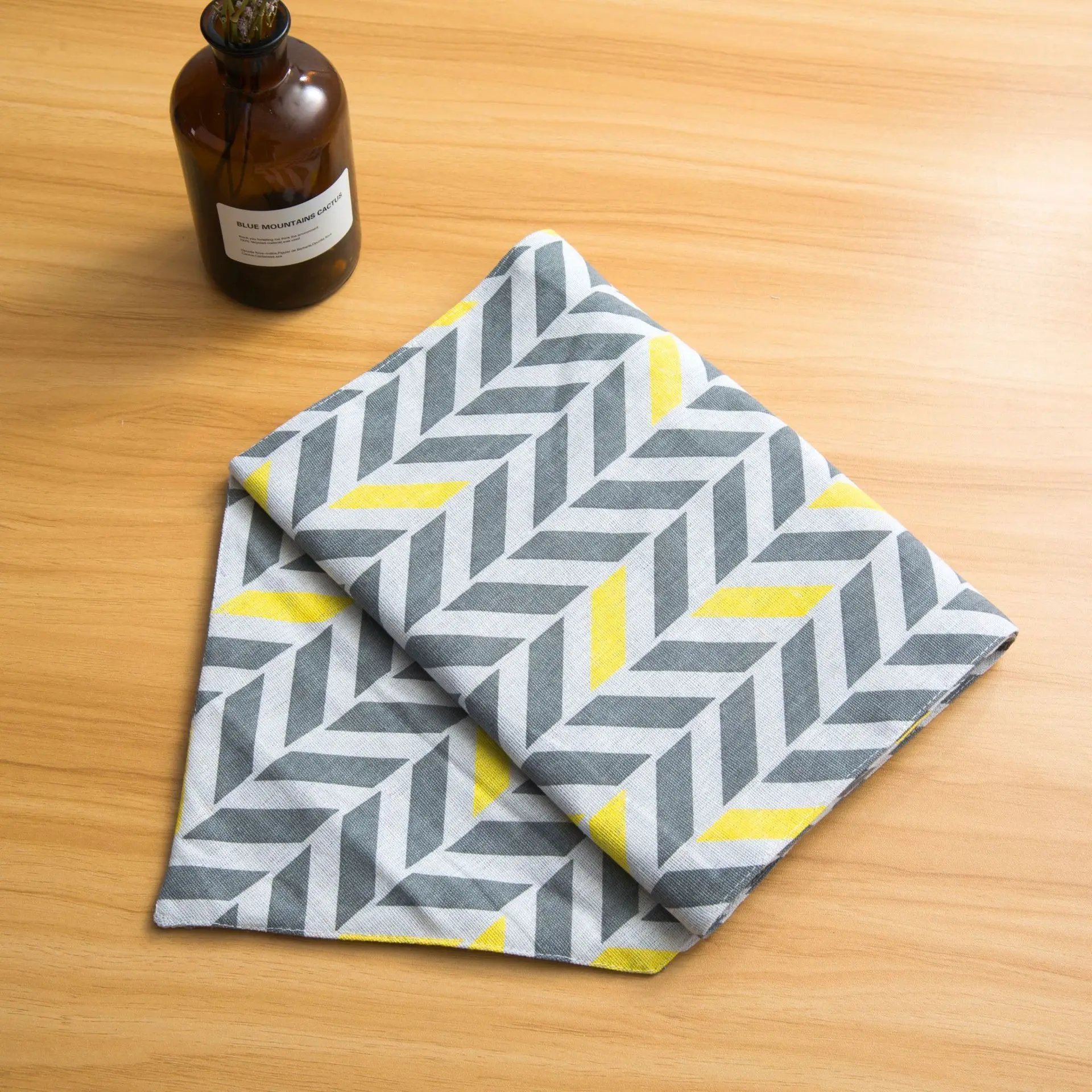 Table Runner Modern Geometric Cell Party Wedding Decor Crafts Linen Cotton Bed Runner Hotel