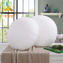 Almofada decorativa para enchimento de tecidos, sofá de enchimento de tecidos não tecido redondo para decoração de casa macia em 3 tamanhos