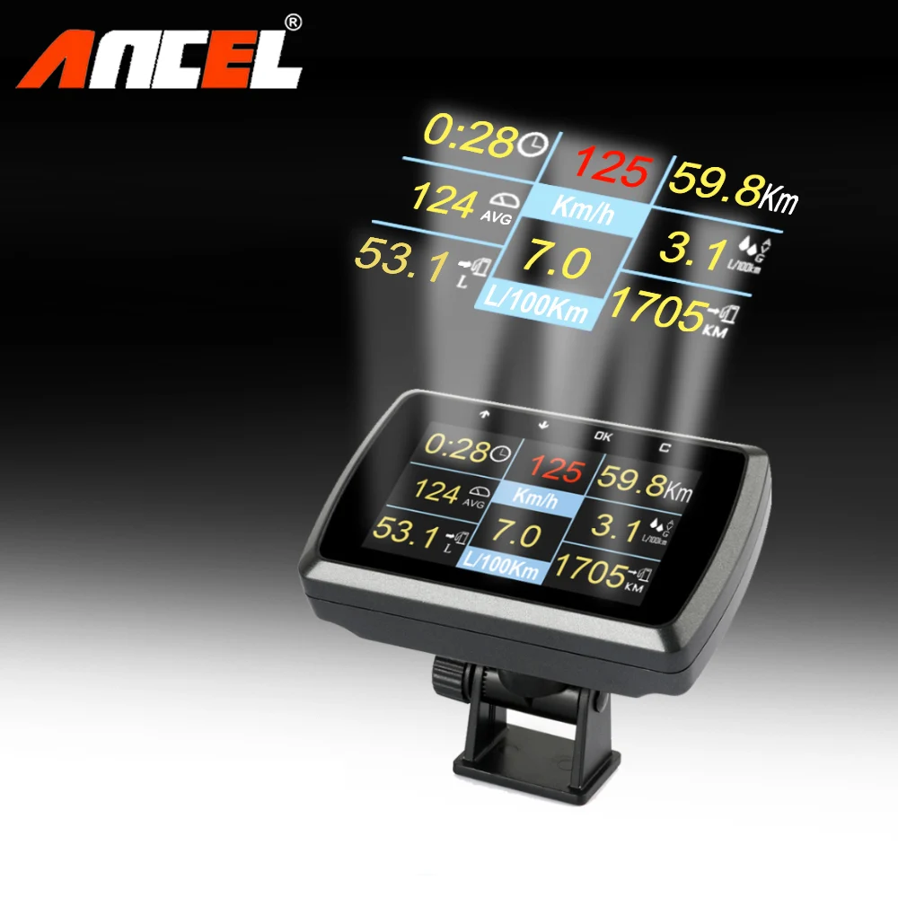 

Ancel A501 OBD2 Diagnostic Tool On Board Computer Car Water Temperature Volt Digital Display Fuel Consumption Car Speed Gauge