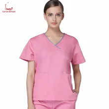 Рабочая одежда обувь для мужчин и женщин короткий рукав операционной одежда для врачей медсестры мыть одежду Униформа для салонов красоты