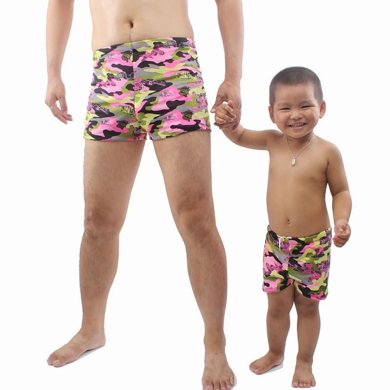 matching dad and son bathing suits