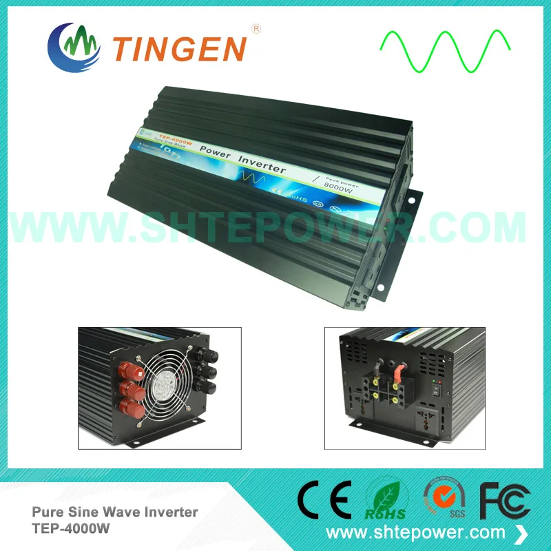 

4KW power invertor,DC 48V input to AC output pure sine wave 110V 220V 230V AU/EU socket TEP-4000W converter inverter