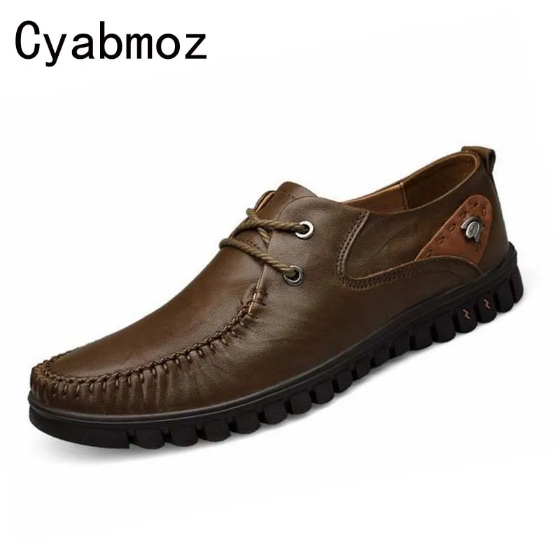 

New Fashion Luxury Shoes High Quality Men Flats Casual Shoes Genuine Leather Italian Oxford Shoes Formal Business Zapatos Hombre