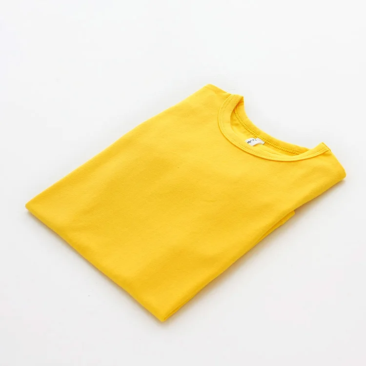 Г. Летние футболки с коротким рукавом для мальчиков и девочек, футболка ярких цветов футболка с длинными рукавами хлопковые топы для девочек, детская одежда