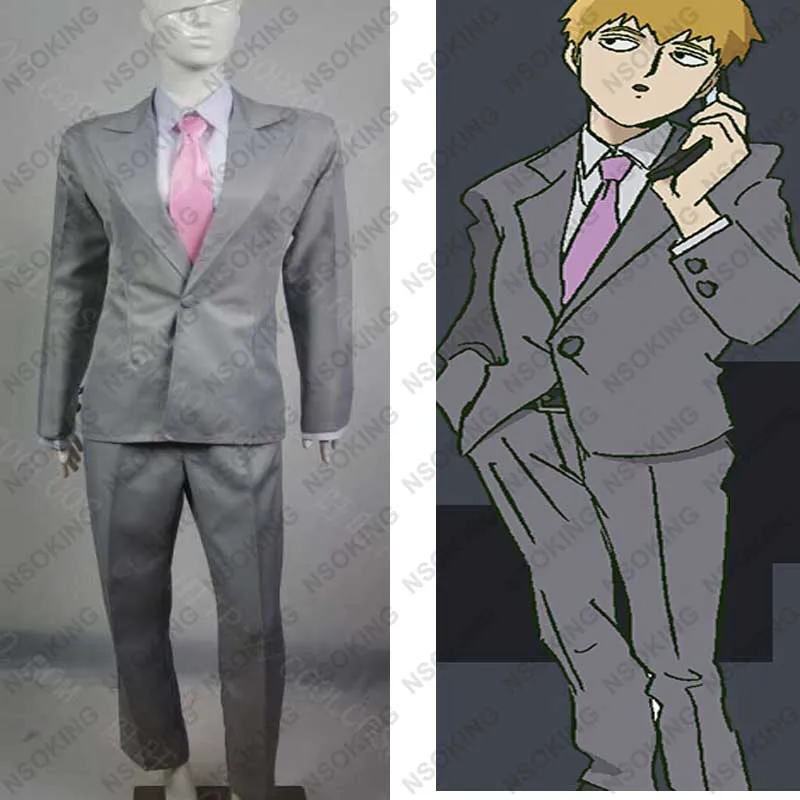 

Anime Mob Psycho 100 Arataka Reigen Cosplay Costume Suit Custom-made