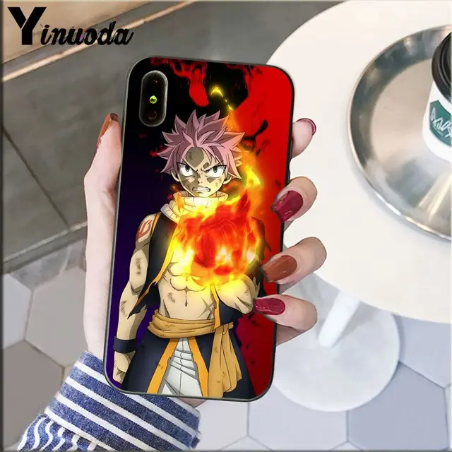 Yinuoda Anime Manga Fairy Tail Logo Cover Black Soft Shell Phone Case For Apple Iphone 8 7 6 6s Plus X Xs Max 5 5s Se Xr Cover Half Wrapped Cases Aliexpress