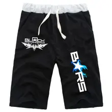 Аниме Black Rock Shooter BRS прямые шорты по колено хлопковые повседневные короткие штаны для фитнеса тренировочные штаны с карманами брюки для активного отдыха