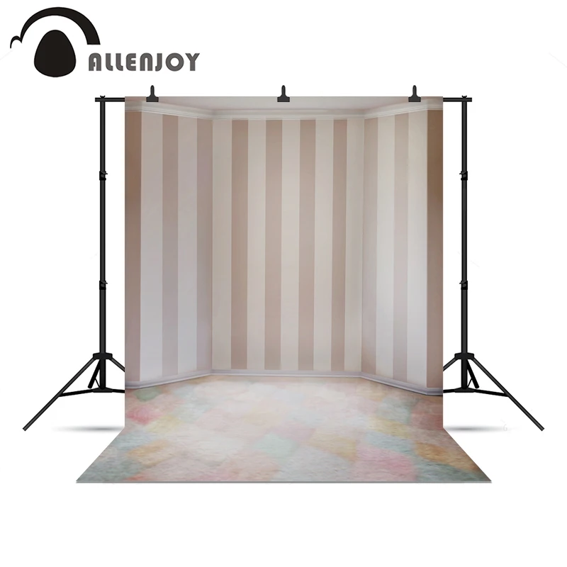 Фоны Allenjoy для фотостудии, полосатая стена, красочные милые детские деревянные полы, профессиональные рождественские подарки