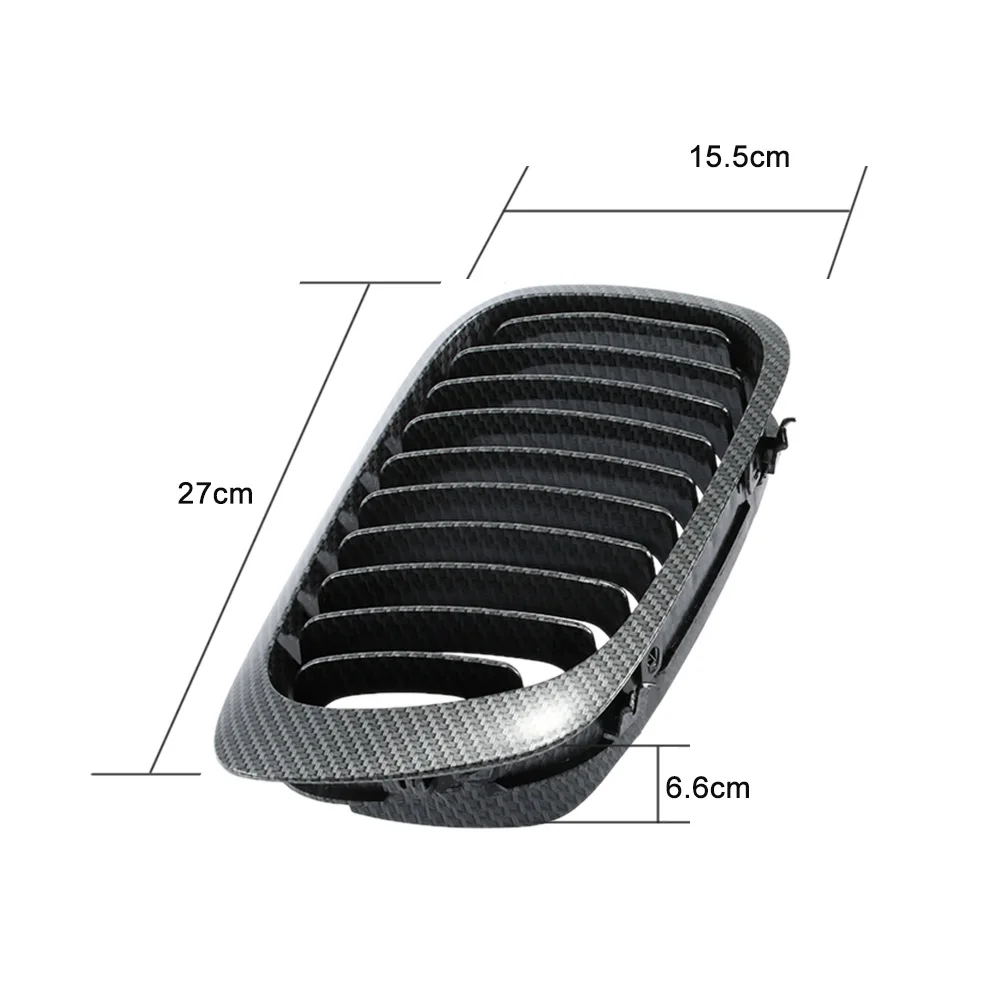 Одна пара из углеродного волокна автомобиля Передняя решетка решетки для BMW E46 2 двери 1998-2001