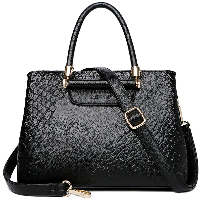 

Designer Handbags Genuine Leather Luxury Handbag Big Tote Bags Crossbody Shoulder Messenger Bags For Women 2019 Sac A Main Femme
