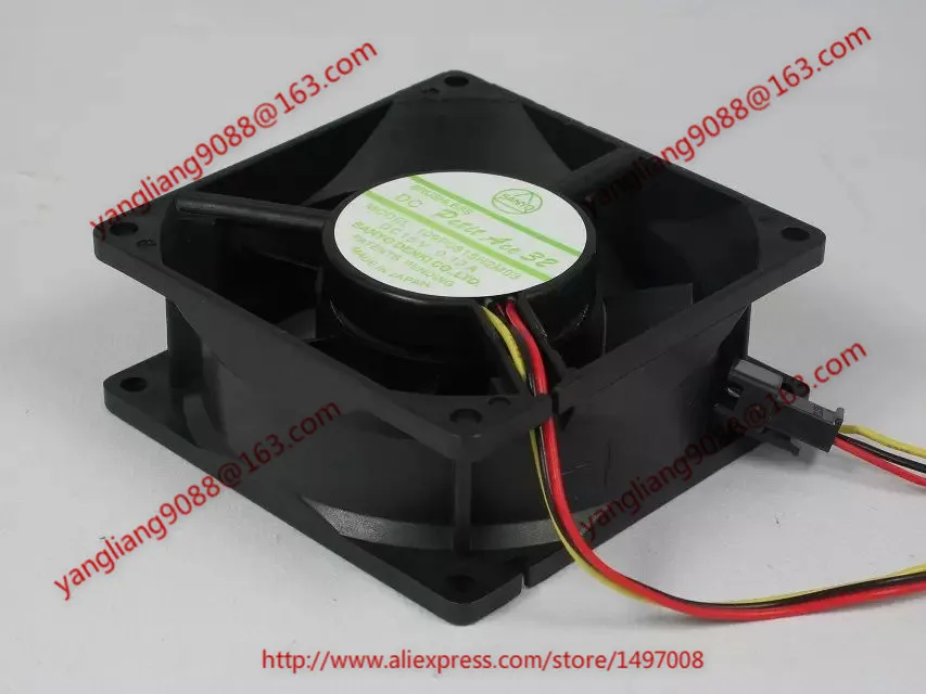 Billige SANYO 109P0815H2M03 DC 15 v 0.13A 3 Draht 80x80x32mm Server Square Fan