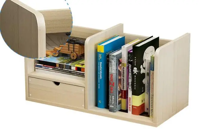 40*20*18 سنتيمتر الحديثة سطح المكتب رف مكتب تخزين خزانة مكتب طالب الرف مع درج