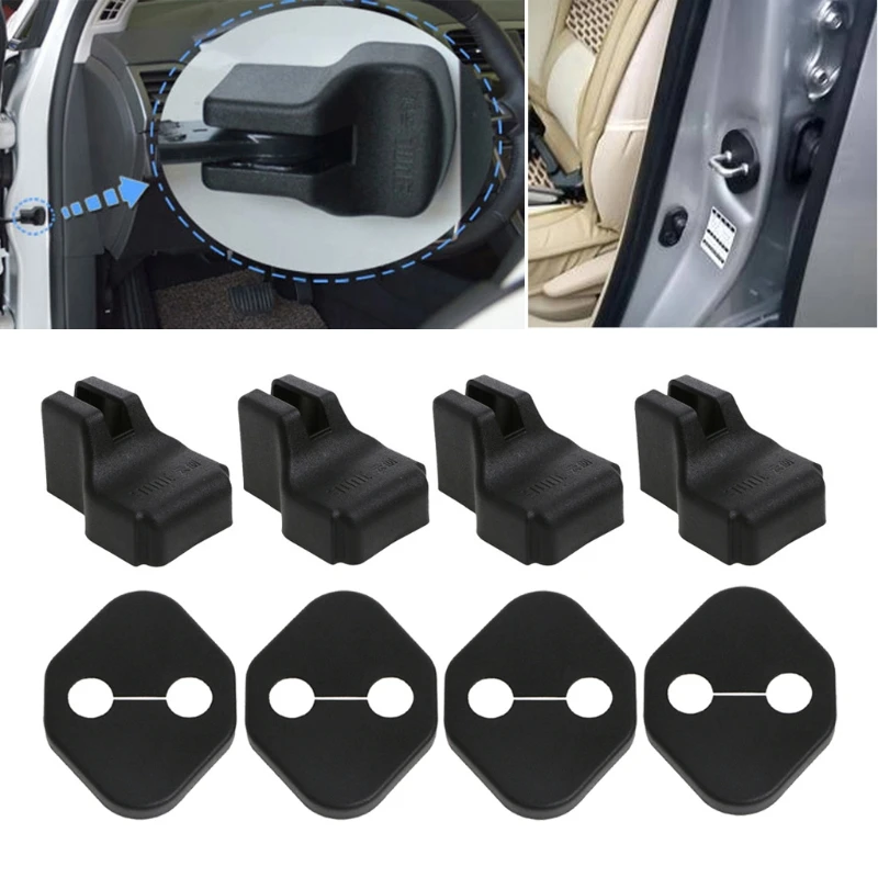 

1 set Car Door Lock Cover Stopper Protection For KIA RIO K2 Soul Hyundai Solaris Verna Hot New Arrival