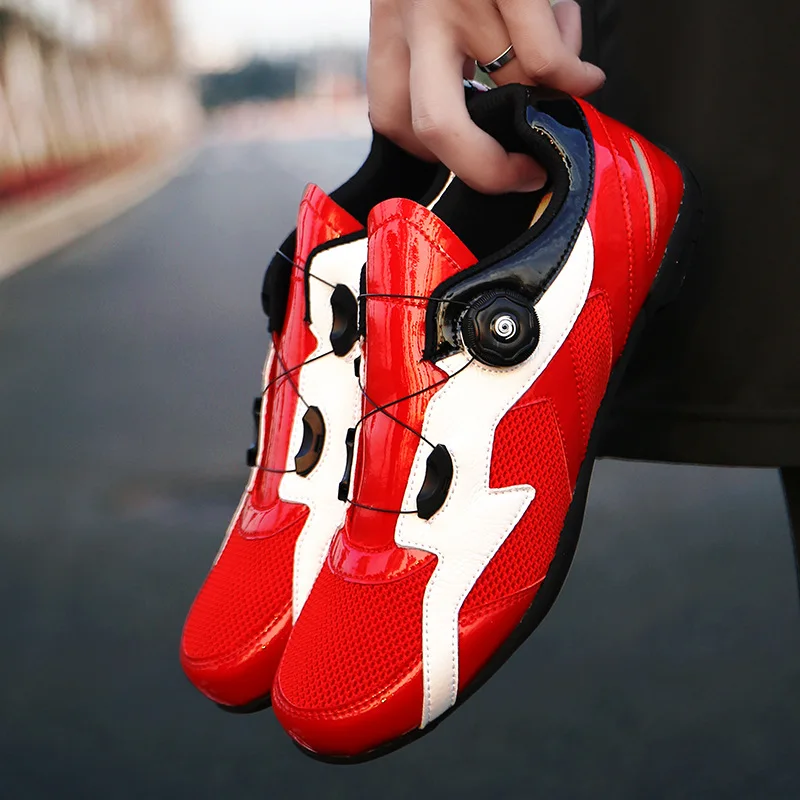 

Men Women Cycling Shoes Non-lock Anti-skip Rubble Soles Mtb Shoes Sapatilha Ciclismo Mtb Mountain Bike Shoes Four Colors