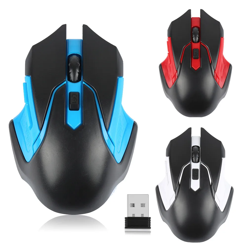 

2.4GHz Optical Wireless Mouse Gamer for PC Gaming Laptops New Gaming Mice Wireless with USB Receiver Drop Shipping Mause