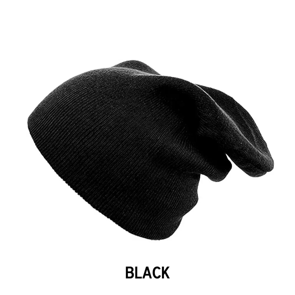 Mistdawn 2022 Fashion Unisex Knitted Slouch Skullies Female Beanies Hat Women Men Autumn Winter Warm Hats Ski Cap One Size