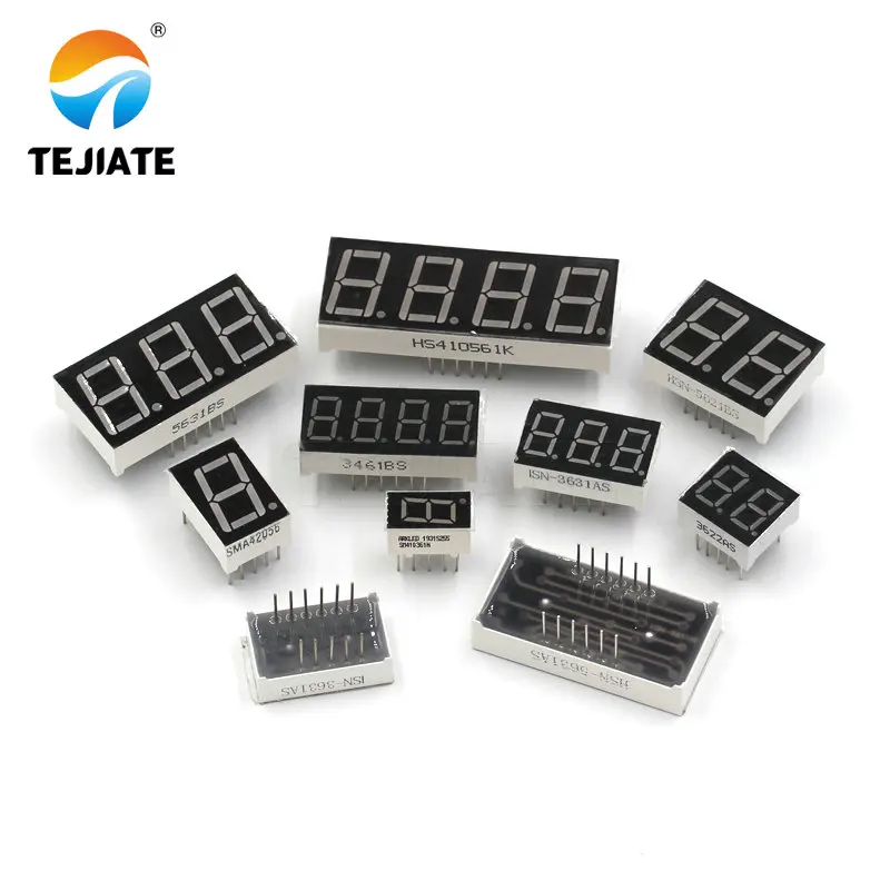 

0.56inch LED display 7 Segment 1 Bit/2 Bit/3 Bit/4 Bit Digit Tube Red Common Cathode / Anode Digital 0.56 inch led 7segment