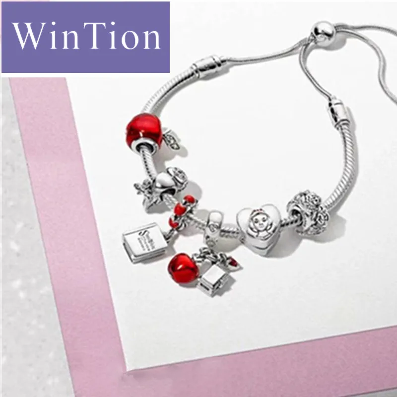 

ViTas PAN sterling silver bracelet set Amusement park series fashion flaming style bead jewelry women's simple temperament gift