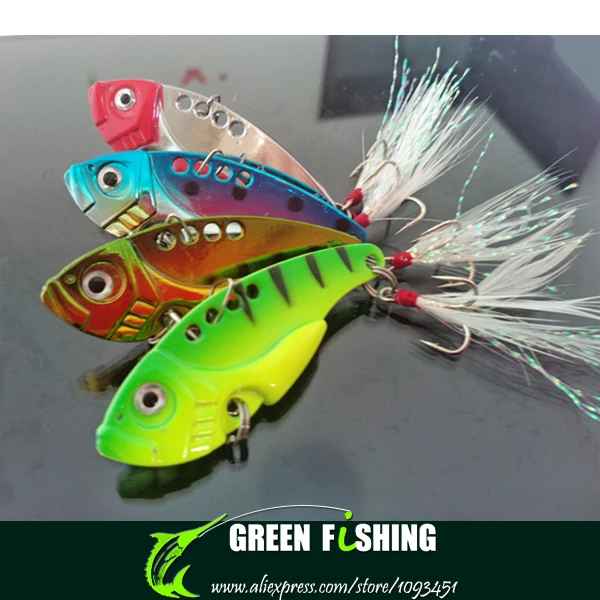 Free shipping 32 pcs /lot 55mm 12g VIB hard bait bass bait Stick fish