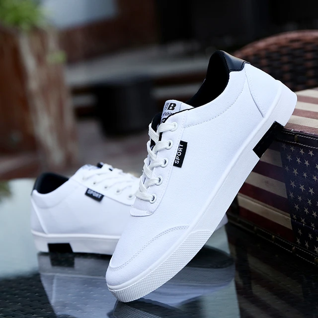 Men shoes 2018 new fashion casual students shoes men trend of breathable canvas shoes