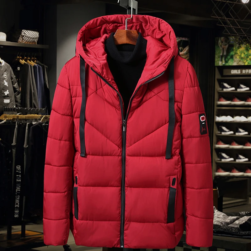 

Plus Size 4XL 5XL 6XL 7XL 8XL 9XL Can 150kg Men Hooded Collar Winter Jackets 130