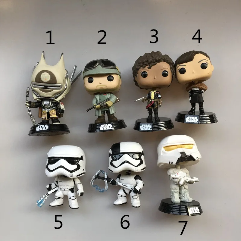 Funko pop Secondhand Star Wars: Solo-Tobias, Val, Range Trooper Виниловая фигурка Коллекционная модель Свободные игрушки подарки