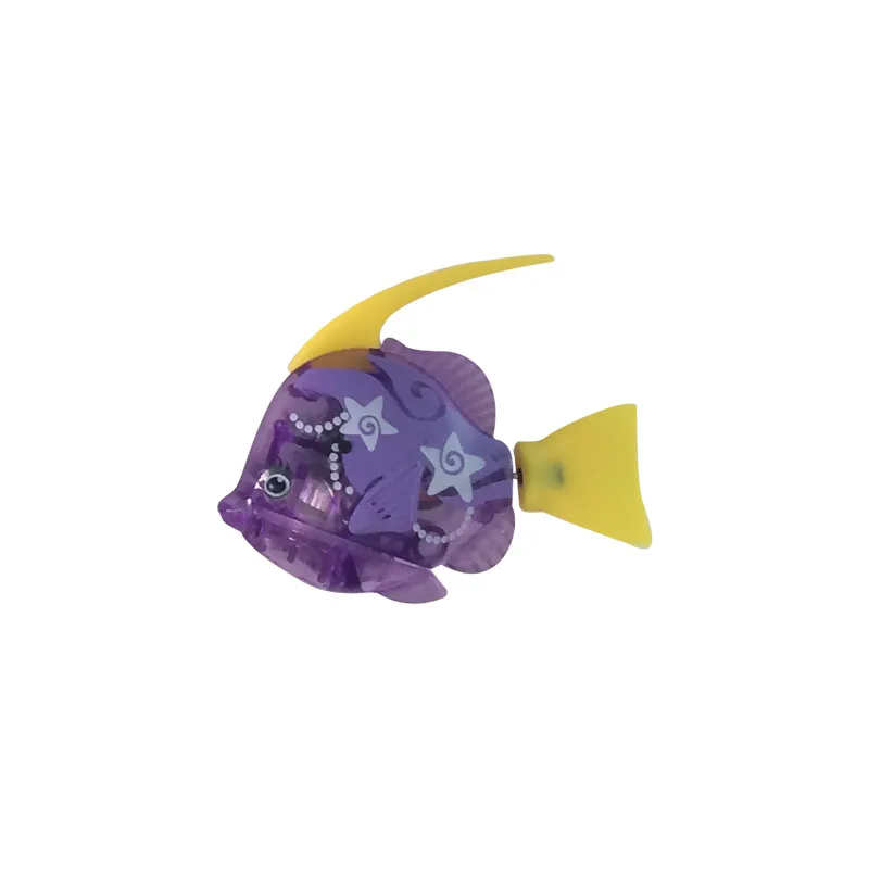 Flash плавание ming электронная Рыба Pet для ванной батарейка для игрушек питание робот для детей Ванна Рыбалка танк украшения подарок - Цвет: 18