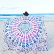 Пляжное полотенце в богемном стиле медитация Мандала квадратное прямоугольное хиппи Павлин МАНДАЛА ГОБЕЛЕН настенный