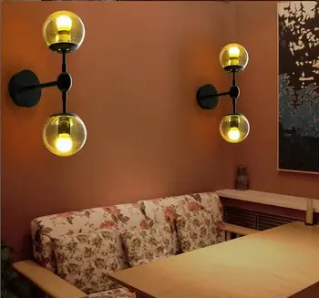 

American country simple modern European style of the ancient wall lamp aisle bed idea gold beans GY123 LU1011