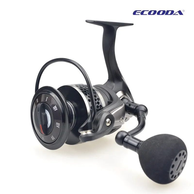 ECOODA Black Hawk II металлическая катушка 1500 5000 спиннинговая спиннинга для морской