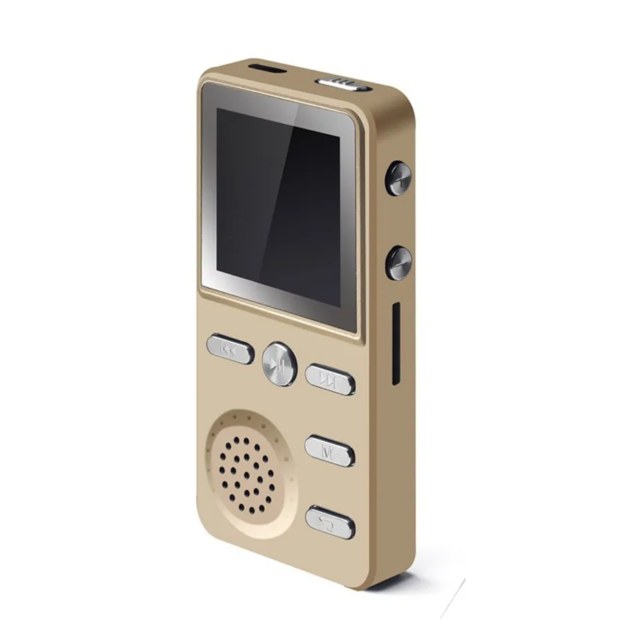 HiFi металлический MP4-плеер встроенный динамик 4 Гб 1,8 дюймов экран воспроизведение 60 часов с электронной книгой аудио медиа видео плеер портативный Walkman - Цвет: gold