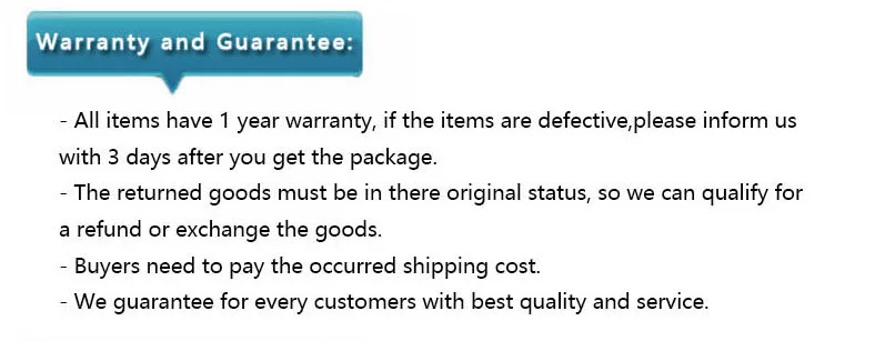warranty and guarantee