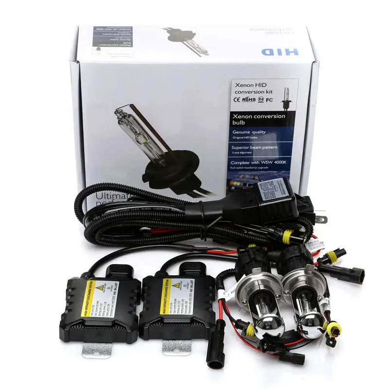 Ксеноновая лампа H4 HID xenon комплект фар автомобиля 12 V 55 W Hi короче спереди и длиннее