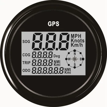 

New 85mm Digital GPS Speedometer Odometer Gauge For Auto Car Truck Marine 9-32V With Red Backlight Shows SOG COG TRIP ODO