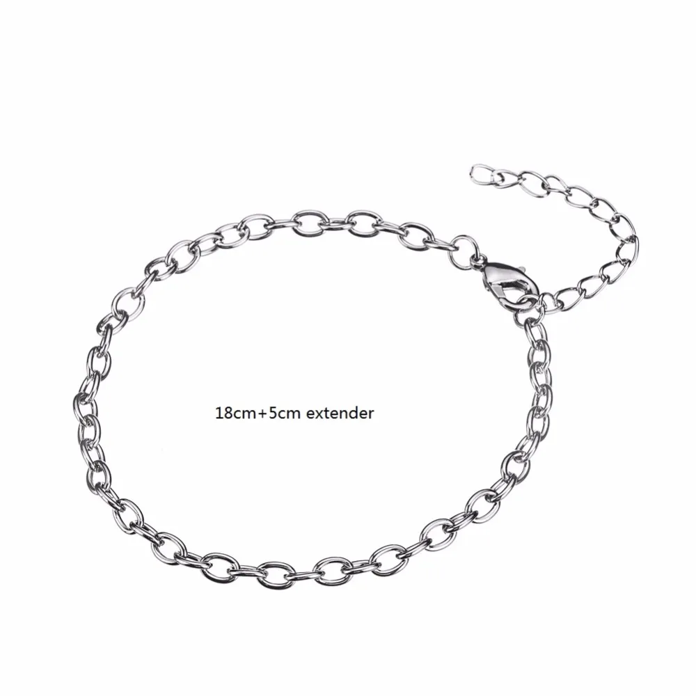 

My Shape Link Chain Bracelet Lobster Clasp For DIY Dangle Charms Bracelets Jewelry