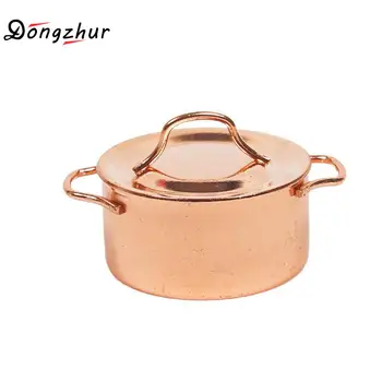 

1:12 Mini Pan Alloy Dollhouse Kitchen Accessories Doll House Miniatures Accessories Mini Kitchenware Miniature Mini Pan Alloy