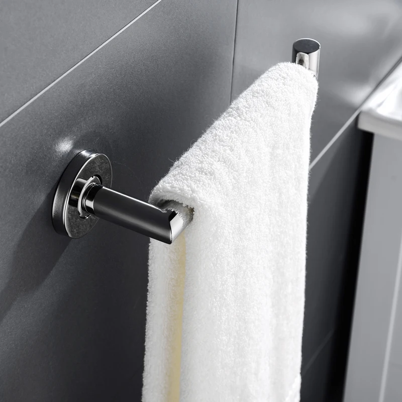 Billig Edelstahl Toilette Handtuch Ring Hand Rack Halter Wand Halterung Montiert Bad Runde Poliert Bad Hardware Kostenloser Versand