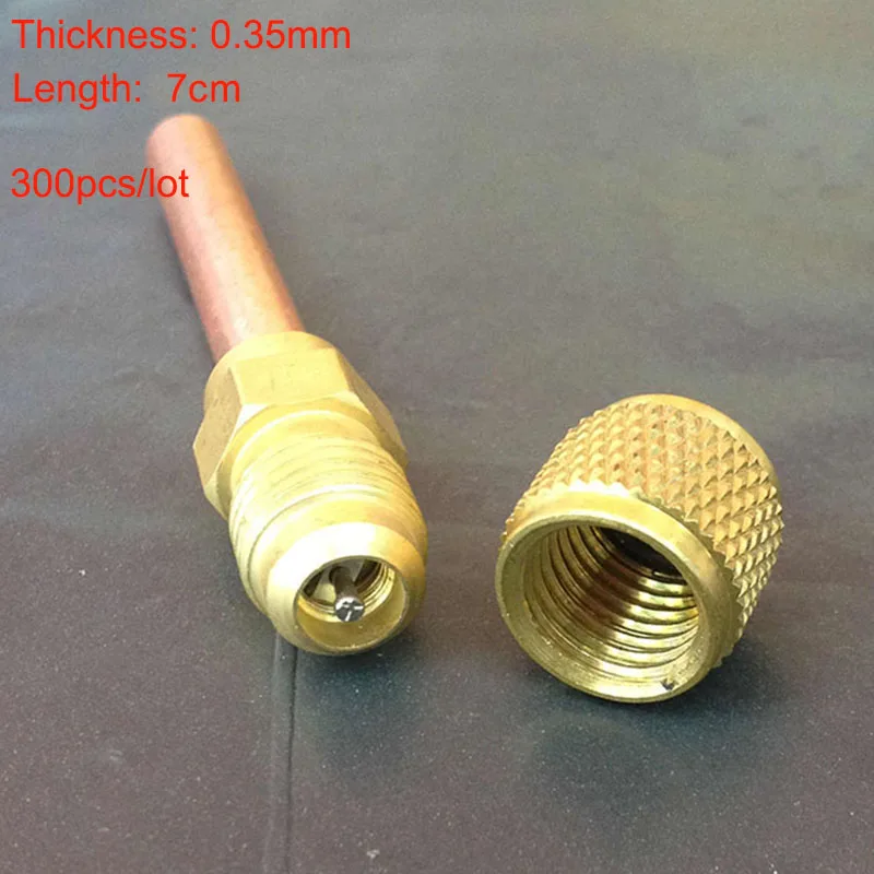 Factory Direct 300pcs 1/4 Head 70mm Short Length Refrigeration parts