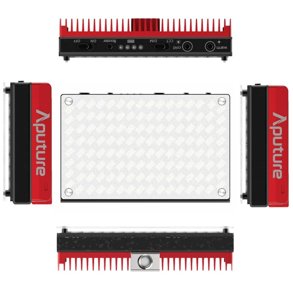 Aputure AL-MX светодиодный видео цветовая температура 2800-6500 k TLCI/CRI 95+ on-camera заполняющий свет карманный размер маленький светодиодный свет