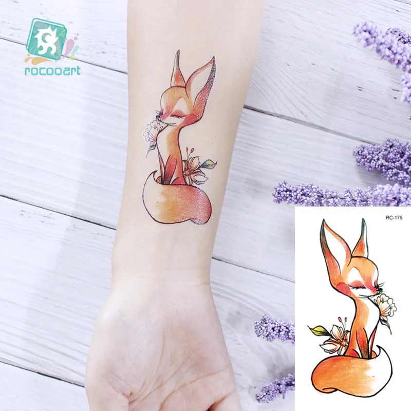 Temporary-Tattoo-Sticker Tatoo Flamingo Waterproof Fake Cute Tatuaje Animal Body-Art