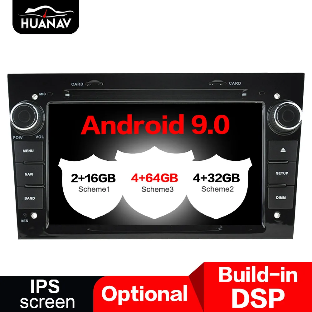 Android 9,0 DSP 2 DIN Автомобильный gps для Opel Vauxhall Astra H G J Vectra Antara Zafira Corsa Vivaro Meriva универсальный DVD плеер