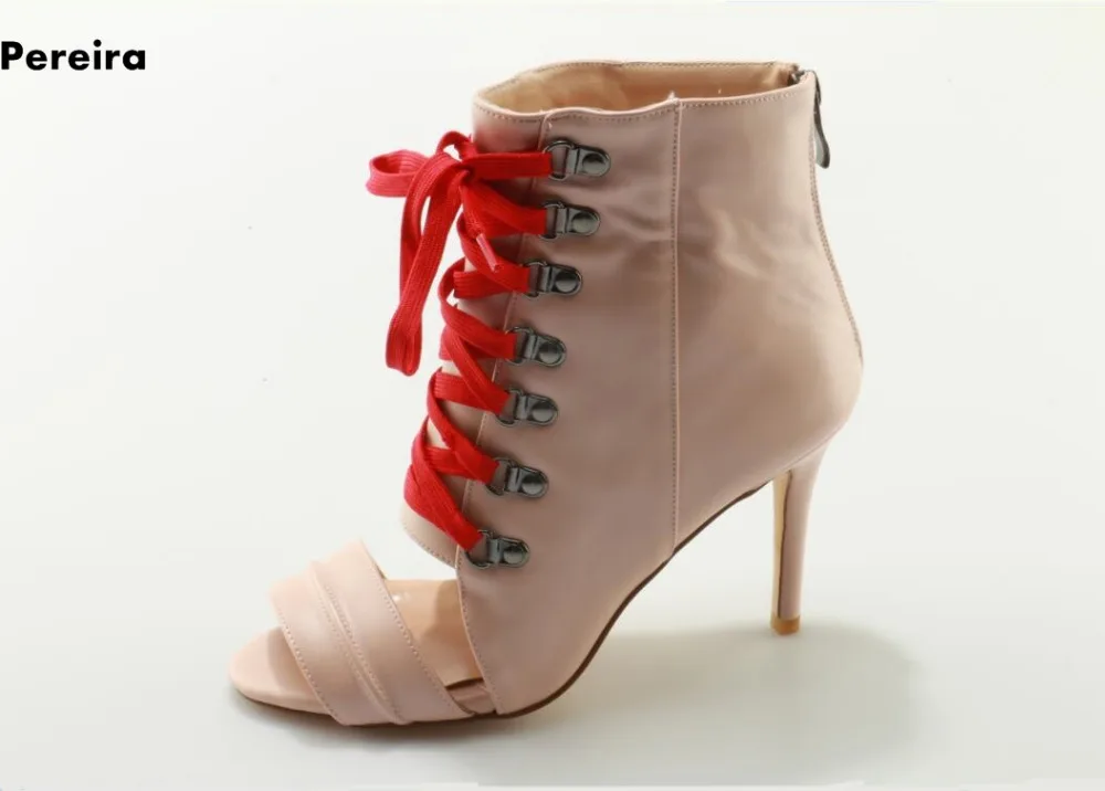 

Newest rome rice-colour woman summer sandals peep toe thin high heel lace-up woman dress shoes zipper woman graceful sandals