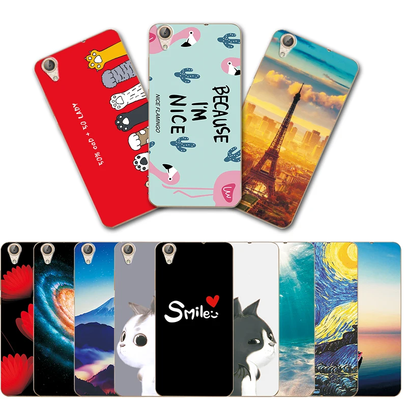 

For Huawei Y6 2 Beautiful Various Case Fundas For Huawei Y6 2 Y6II 5.5" Cute Cartoon Phone Shell Coque For Huawe Y6 II Capa