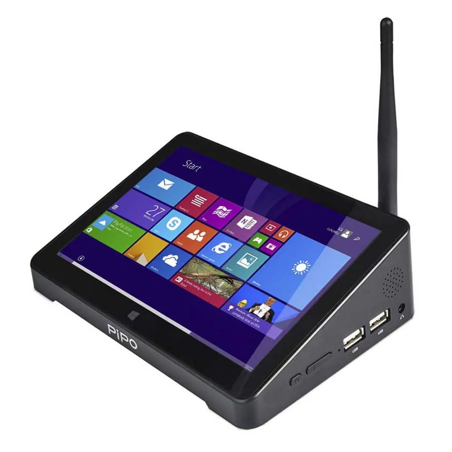 PIPO X8 Dual HD Graphics TV BOX Windows 10  Android 4.4 Intel Z3736F Quad Core 2GB / 32GB Tv Box 7 Inch Screen Tablet  Mini Pc