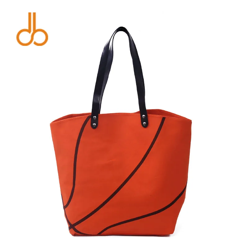 Whooray Orange Ball Tote Blanks Canvas Tote Orange Color Pattern