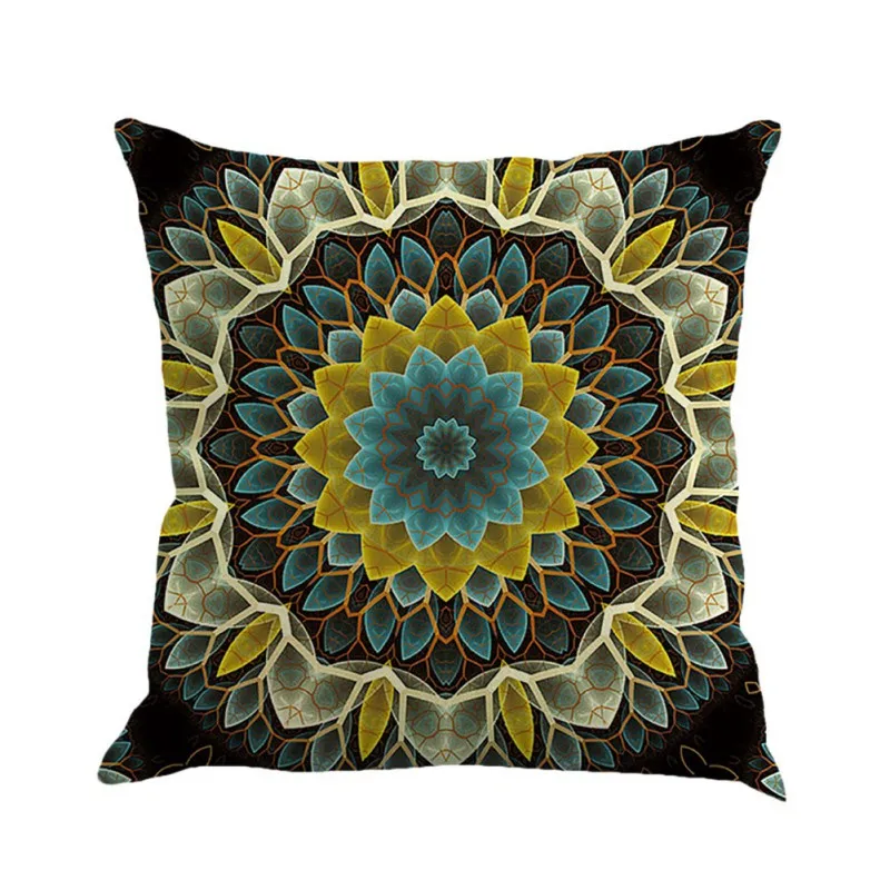 Bohemian Pillow Case Geometric Pillowcase Cotton Linen Ethnic Pillow